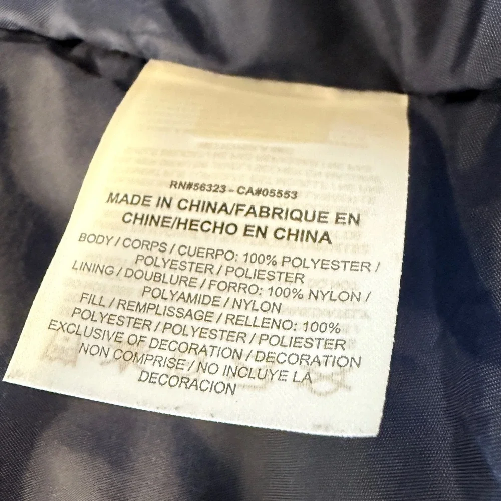 Nike Storm-FIT Hooded Parka Navy Blue Insulated Jacket Youth Large L 11-13